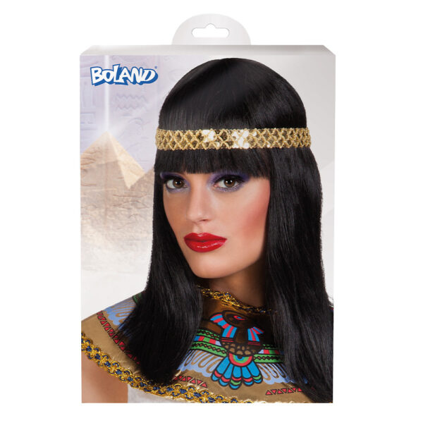 Cleopatra Wig with Headband - Image 2