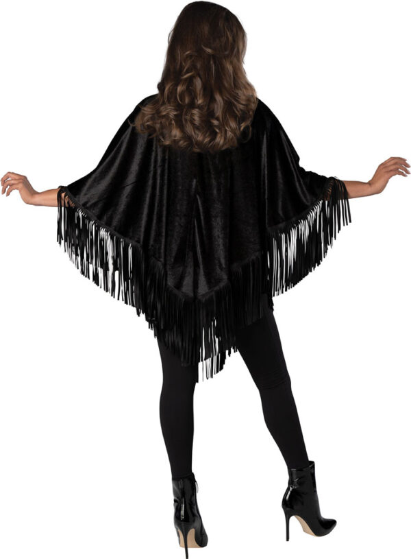 Ghost Face® Fringe Adult Poncho - Image 2