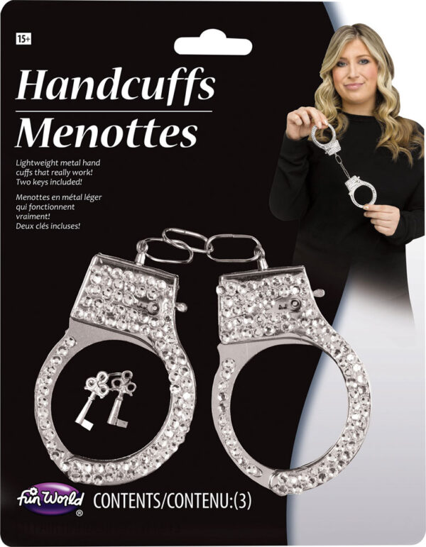 Rhinestone Handcuffs 2 Asst - Image 4