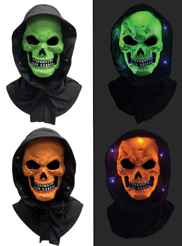 Black Light Horror Mask 2 Asst