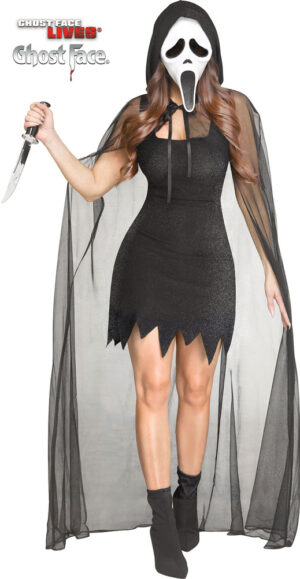 30th Anniversary Ghost Face® Black Costume (L)