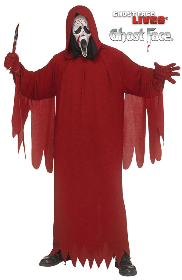 Crimson Deluxe Ghost Face® Adult Costume