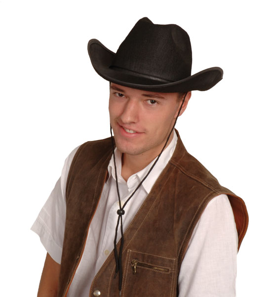 Black Felt Cowboy Hat – Hats – Palmer Agencies Ltd