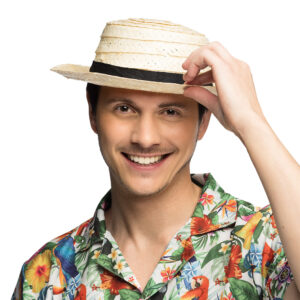 Straw Boater Hat