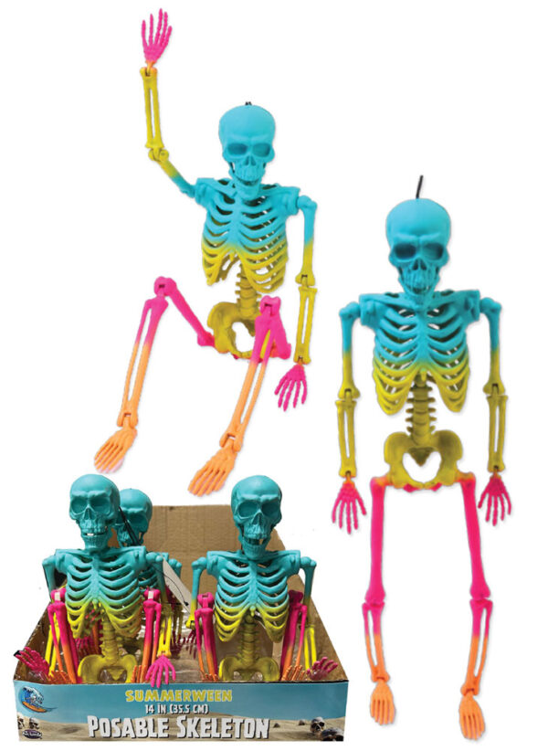 Summerween Tie-Dye Skeleton