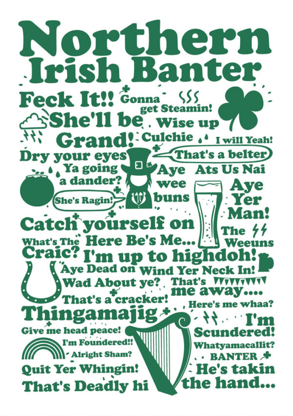 Northern Irish Banter Tea Towel