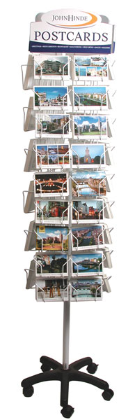 54 View Postcard 3 Sided Display Stand Free On Loan
