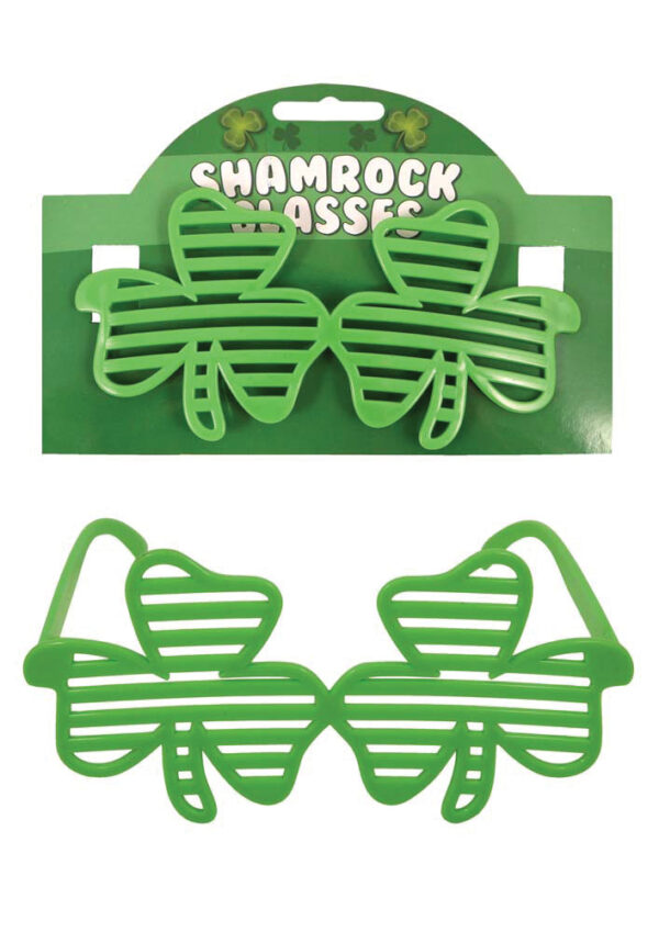 Shamrock Shutter Glasses